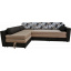 Угловой диван Ribeka Лорд А+ Серо-коричневый (05H01) Одесса