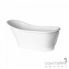Отдельностоящая ванна с сифоном Besco PMD Piramida Gloria 160x68 белая Ковель