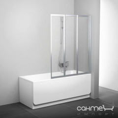 Шторка для ванны Ravak VS3-130 белый/прозрачное (стекло) 795V0100Z1 Кропивницкий