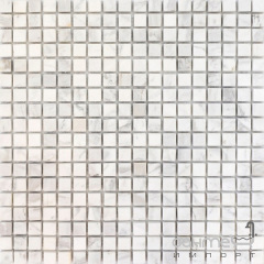 Мозаїка з каменю 30,7x30,7 Kale Bareks SPT125 біла Кременець