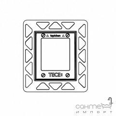 Монтажная рамка для установки стеклянных панелей TECEloop Urinal на уровне стены TECE 9.242.647 черная Черкассы