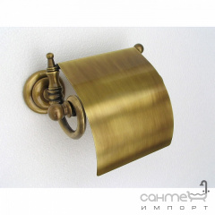 Тримач для туалетного паперу з кришкою Pacini & Saccardi Vienna 30020/B бронза Вінниця