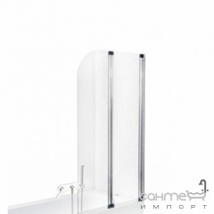 Шторка для ванны Besco PMD Piramida Ambition-2 80,5х140 хром стекло прозрачное Кропивницкий