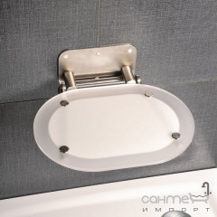 Сидение для ванной комнаты Ravak Chrome прозрачное, конструкция нерж. сталь B8F0000029 Житомир