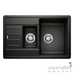 Гранитная кухонная мойка Blanco Silgranit Legra 6S Compact 526085 черный Дніпро