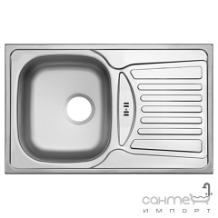 Кухонна мийка Ukinox Comfort COP 780.480 GW 8K полірована нержавіюча сталь Запоріжжя