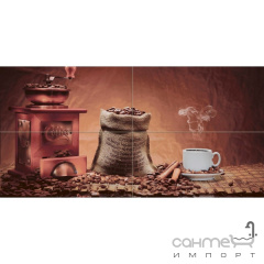Плитка керамічна декор Absolut Keramika Coffe Beans Composition 02 40х20 Ромни