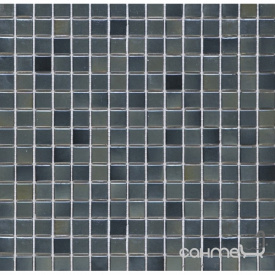 Мозаїка на паперовій основі 32,7х32,7 Kale Bareks R04R сіра перламутрова
