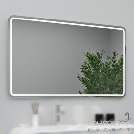 Зеркало с LED-подсветкой Marsan Pirret 1200x70 см