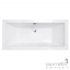 Прямоугольная акриловая ванна Besco Quadro Slim 190x90 белая Сумы