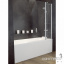 Шторка для ванны Besco Avis 120х145 хром стекло прозрачное Чернигов