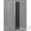 Боковой сегмент для душевой перегородки Volle Walk-In 18-09-35 прозрачное стекло Тернопіль