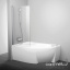 Шторка для ванны Ravak CVSK1 160/170 L белый/прозрачное 7QLS0100Y1 левая Тячев
