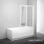 Шторка для ванни Ravak VS2-105 білий/прозорий (скло) 796M0100Z1 Київ