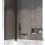 Шторка для ванны Radaway Nes Black PND 100 10009100-54-01L левосторонняя черная/прозрачное стекло Київ