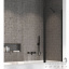 Шторка для ванны Radaway Nes Black PND 100 10009100-54-01R правосторонняя, черная/прозрачное стекло Кропивницкий