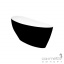 Отдельностоящая ванна с сифоном Besco Keya 165x70 Black&White Луцк
