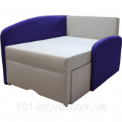 Кресло кровать детский диванчик Мини-диван Растишка Кресло Смайл синий