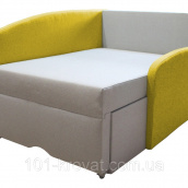 Кресло кровать детский диванчик Мини-диван Растишка Кресло Смайл желтый