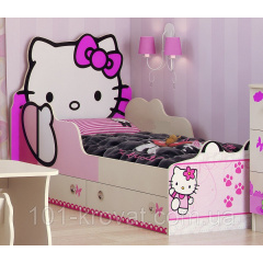 Дитяче ліжко Hello Kitty + матрац 160х80х7 см Кропивницький