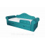 Кровать диван Мелани с выездным ящиком с защитным бортиком бирюзовая Одесса