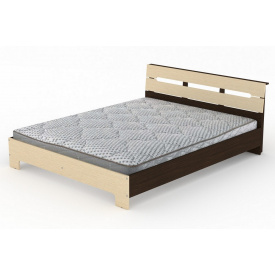 Двуспальная кровать Компанит Стиль-160 венге комби