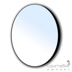Зеркало круглое Volle 60х60 16-06-905 на стальной раме чёрного цвета Чернігів