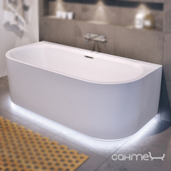 Пристенная ванна с нижней LED-подсветкой Riho Desire 184x84 BD0700500K00133 белая Луцк