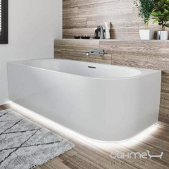 Акриловая ванна с нижней LED-подсветкой и панелью Riho Desire R 184x84 BD0500500K00133 белая Одеса