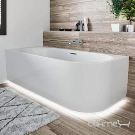 Акриловая ванна с нижней LED-подсветкой и панелью Riho Desire R 184x84 BD0500500K00133 белая