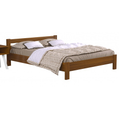 Двуспальная кровать Estella Рената 180х200 см деревянная цвет орех-темный Сумы