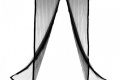 Антимоскитная сетка штора на магнитах Magic Mesh 100 x 210 см Чёрная
