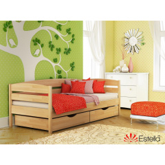 Дитяче ліжко Estella Нота Плюс 80x190 см одномісна дерев'яна бук натуральний-102 Тернопіль