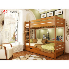Двухъярусная кровать Estella Дует деревянная ольха-105 Хмельницкий