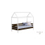 Детская кровать Estella Амми 80х190 см с домиком деревянная цвет-101 орех темный Ивано-Франковск