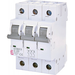 Автоматичний вимикач ETI ETIMAT 6 3 P 25A Тип C (2145518) Рівне