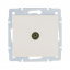 Розетка ТВ проходная жемчужно-белый перламутр RAIN Lezard 703-3088-129 Ровно