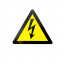 Знак Осторожно! Электрическое напряжение d80 Киев