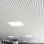 Подвесной потолок Классический грильято KRAFT (RAL 9006) Надвірна