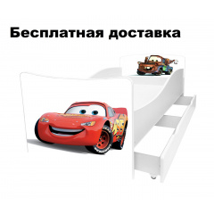 Детская кровать Машинка Cars Молния Маккуин Тачки McQueen Мэтр Кропивницький