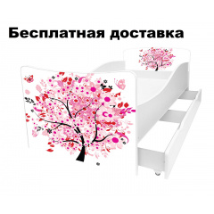 Детская кровать дерево сакура Одесса