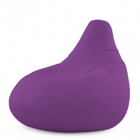 Кресло Мешок Груша Велюр 120х85 Студия Комфорта размер Стандарт фиолетовый