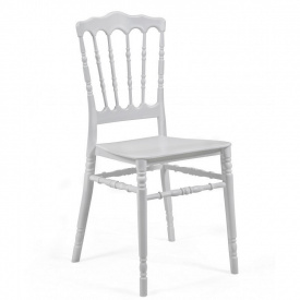Штабелируемый стул Наполеон SDM пластиковый Белый
