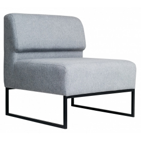 Кресло Richman Лаунж со спинкой 770 x 770 x 830H см Серое