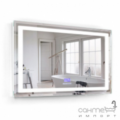 Зеркало с LED-подсветкой Liberta Boca 1100x800 Медиа Premium полотно диамант 4 мм фацет 20 мм Сумы