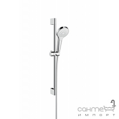 Душевой комплект версия EcoSmart Hansgrohe Croma Select S Vario Shower Set 0.65 m 26563400 белый/хром Ровно