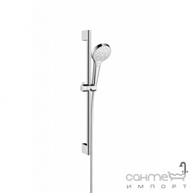 Душовий комплект версія EcoSmart Hansgrohe Croma Select S Multi Shower Set 0.65 m 26561400 білий/хром