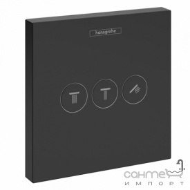 Запорно-переключающее устройство Hansgrohe ShowerSelect 15764670 матовый черный