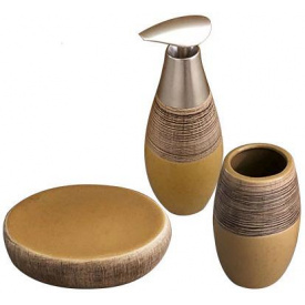 Набор аксессуаров Sahara для ванной комнаты 3 предмета керамика S&T DP41886