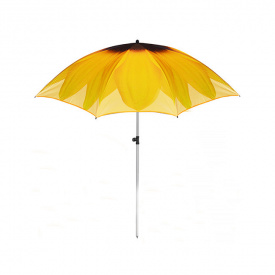 Пляжный зонт от солнца большой с наклоном Stenson "Подсолнух" 2 м Желтый